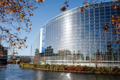 Fachada del Parlamento Europeo, en su sede de Estrasburgo.  JULIEN WARNAND