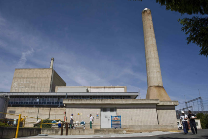 Imagen de la central nuclear Santa María de Garoña, ubicada en el Valle de Tobalina.