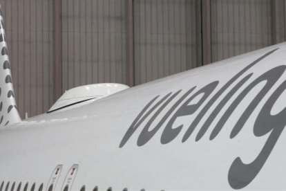 Un avión de Vueling.