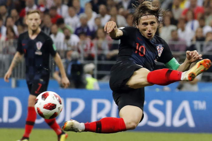 Luka Modric es el futbolista que más minutos ha disputado durante el Mundial de Rusia. FELIPE TRUEBA