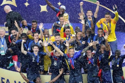 Francia festeja su triunfo