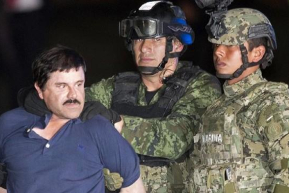 Detención del líder del cártel de Sinaloa Joaquín 'El Chapo' Guzmán', el pasado 8 de enero.