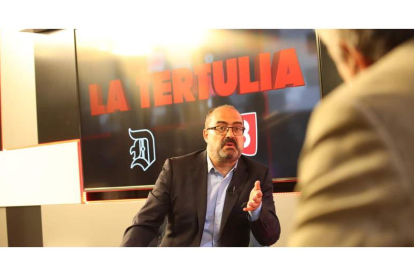 Marco Morala, anoche, en el programa La Tertulia. ANA F. BARREDO