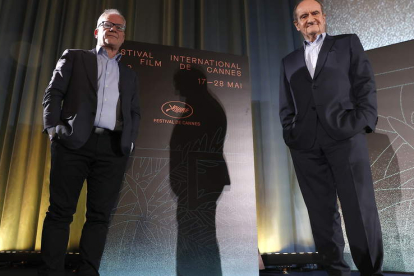 Thierry Fremaux y Pierre Lescure, máximos responsables del festival de Cannes. EFE