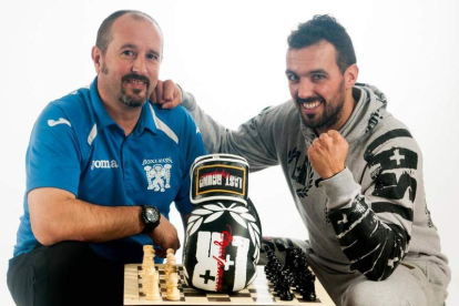 La preparación de Jonatan Rodríguez, a la derecha, está siendo muy intensa para conseguir el título del mundo