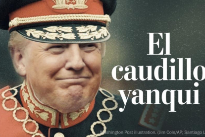 Montaje publicado por 'The Washington Post' caracterizando a Donald Trump como el dictador Pinochet.