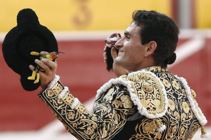 Joselillo durante una de sus últimas corridas en la Plaza de Toros de Pamplona.