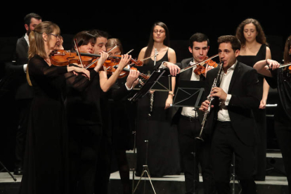 Actuación de la Orquesta Sinfónica Cristóbal Halffter.
