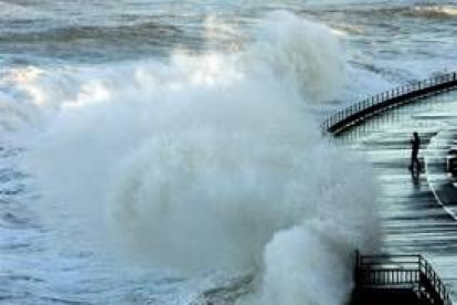 La Costa Norte de Inglaterra sufrió el azote del temporal