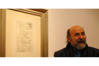 El leonés Federico Fernández, comisario de la exposición y director cultural de la Fundación Universitaria Iberoamericana.