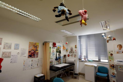 Una consulta de pediatría en León