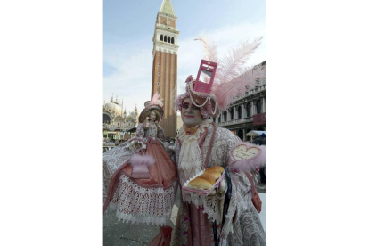 El carnaval de Venecia es uno de los principales reclamos turísticos. Foto: EFE/Andrea Merola