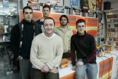 Borja F. Farpón, Roberto Doural, Carlos de la Torre, Marcos Mendo y José Manuel Pérez, Aira da Pedra