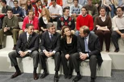 Zaplana, Acebes, Soraya Sáenz de Santamaría y Pío García Escudero