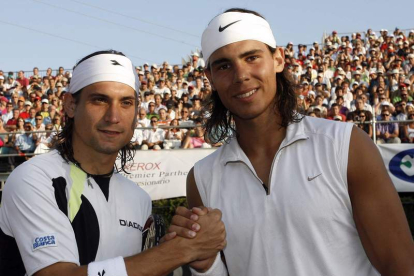 Ferrer y Nadal, amigos pese a su rivalidad en la pista.