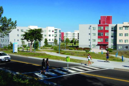 Imagen de una de las áreas del campus de la Cal State University Monterey Bay, en el centro de California. DL