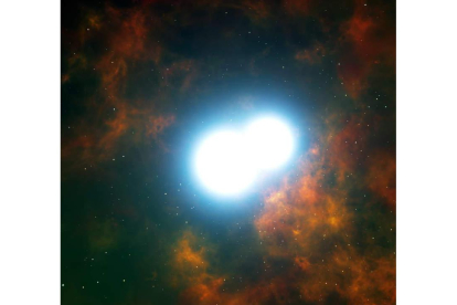 Parte central de una nebulosa planetaria fotografiada desde Chile. EFE