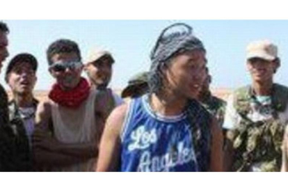 Chris Jeon, con los rebeldes libios.