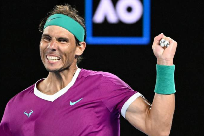 Rafa Nadal se deshizo de Berrettini y disputará la final del Open de Australia ante Medvedev. D. HUNT