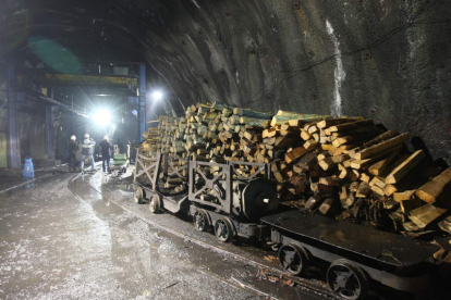 Imagen de archivo del interior de la mina de Cerredo, en Degaña. NORBERTO