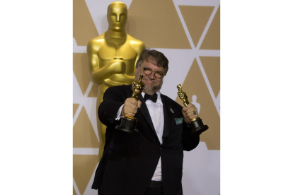 El director Guillermo del Toro, ganador del Oscar a la mejor película y al mejor director por "La forma del agua".