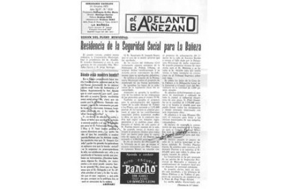 El 11 de octubre de 1975, «El Adelanto» anunciaba las intenciones del Ministerio de Trabajo