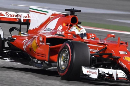 Sebastian Vettel (Ferrari), ganador en Baréin.