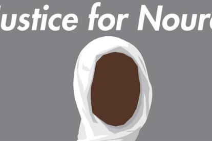 Imágen de la campaña Justicia para Noura difundida en redes.