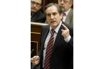 Gómez, durante su intervención en el Congreso.