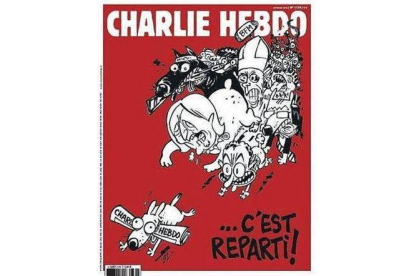 La portada del número de 'Charlie Hebdo' que estará en los quioscos este miércoles.