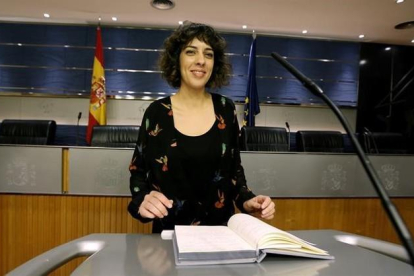 Alexandra Fernández, portavoz de En Marea en el Congreso.