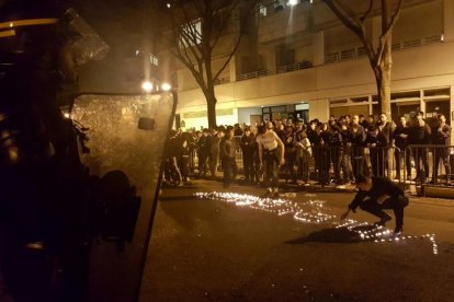 Protesta de chinos en París.