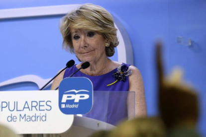Esperanza Aguirre.