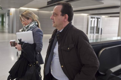El fiscal del caso Noos, Pedro Horrach, en la Ciudad de la Justicia, en Barcelona.