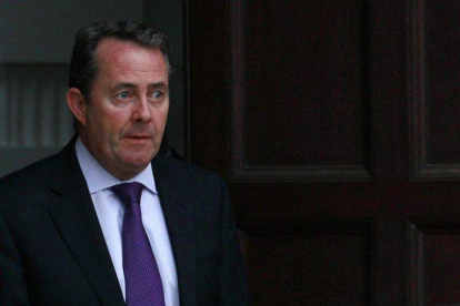 El ministro de Defensa británico, Liam Fox, este jueves.