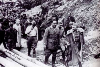 Franco en la provincia durante la guerra. ARCHIVO HISTÓRICO DEL DIARIO DE LEÓN