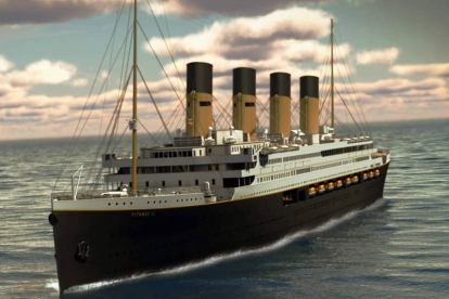 Infografía de cómo será el Titanic II que está construyendo la compañía BSL con sede en Australia.