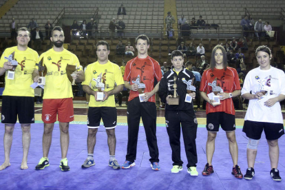 Tres campeonas y cuatro campeones en cada uno de los pesos y dos títulos de gallo absoluto disputados entre ellos, para Miriam Marcos y Clemente Fuertes