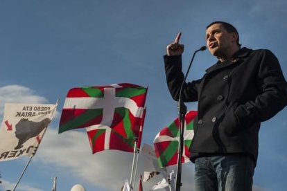 Arnaldo Otegi iniciará una gira europea mes y medio después de su salida de prisión.