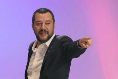 El ministro del Interior italiano, Matteo Salvini.