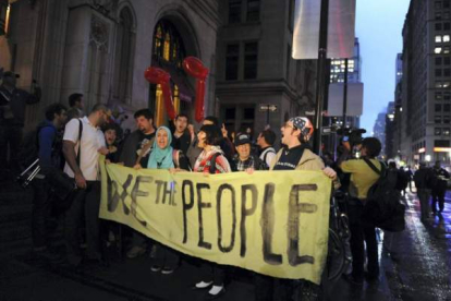 Manifestantes del movimiento 