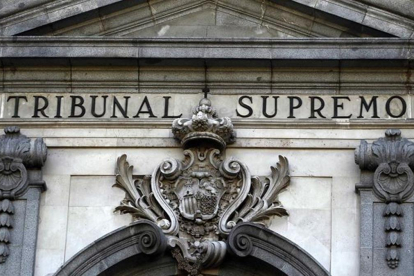 Fachada del Tribunal Supremo.