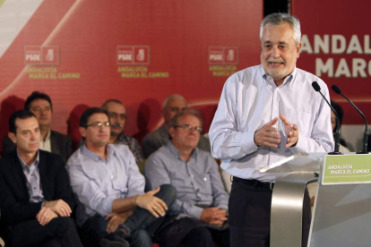José Antonio Griñán en un acto del Partido Socialista Andaluz.