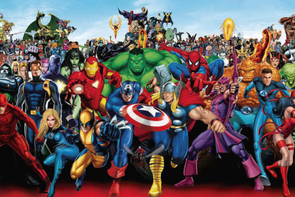 Superhéroes y villanos y otros personajes del universo Marvel