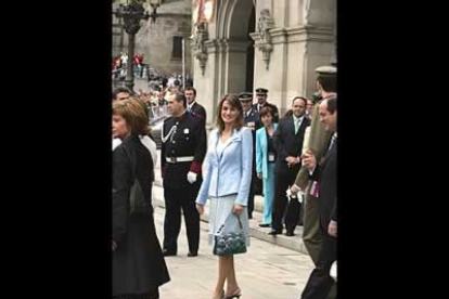 La Princesa de Asturias en la celebración del Día de las Fuerzas Armadas en La Coruña.