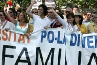 Trinidad Jiménez, Pedro Zerolo, Carmen Calvo y Gaspar Llamazares, ayer