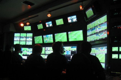 Control de realización de la retransmisión de un clásico.
