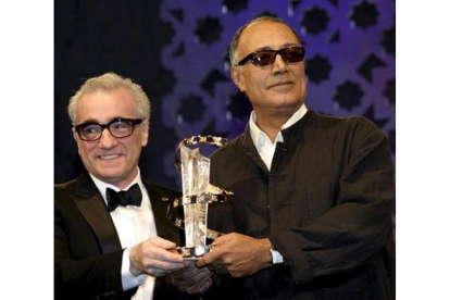 Abás Kiarostami junto a Martin Scorsese.