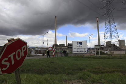 Instalaciones de la central térmica de Cubillos en la comarca del Bierzo, amenazada de cierre. ANA F. BARREDO