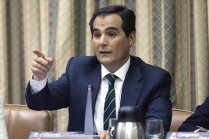 José Antonio Nieto, en la Comisión de Interior del Congreso, en mayo